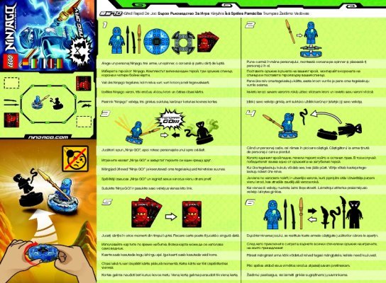 Notice / Instructions de Montage - LEGO - 9570 - NRG Jay: Page 1