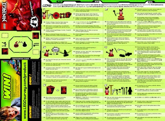 Notice / Instructions de Montage - LEGO - 9571 - Fangdam: Page 1