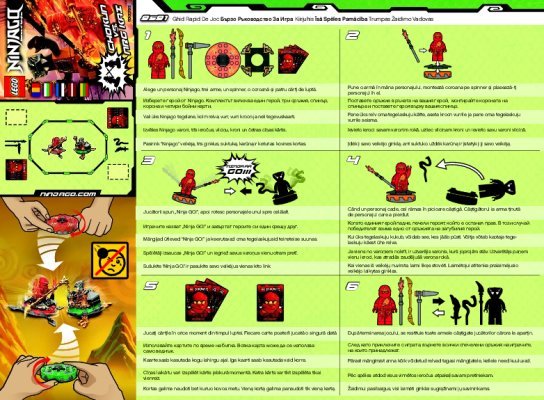 Notice / Instructions de Montage - LEGO - 9591 - LEGO® Ninjago Weapon Pack: Page 1