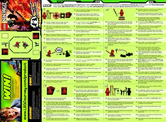 Notice / Instructions de Montage - LEGO - 9591 - LEGO® Ninjago Weapon Pack: Page 1