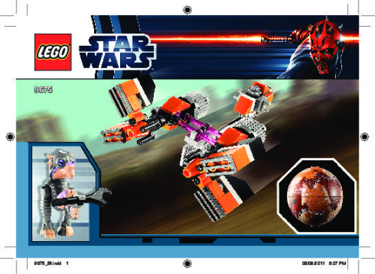 Notice / Instructions de Montage - LEGO - 9675 - Sebulba's Podracer™ & Tatooine™: Page 1