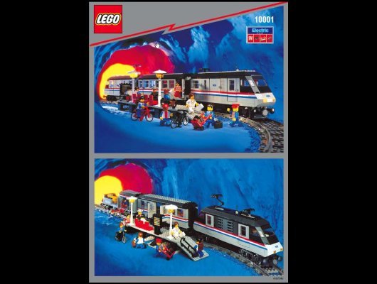 Notice / Instructions de Montage - LEGO - 10001 - PASSENGER TRAIN: Page 1