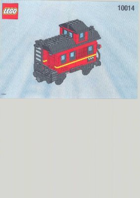 Notice / Instructions de Montage - LEGO - 10014 - CABOOSE: Page 1