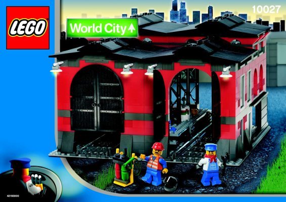 Notice / Instructions de Montage - LEGO - 10027 - Train Engine Shed: Page 1