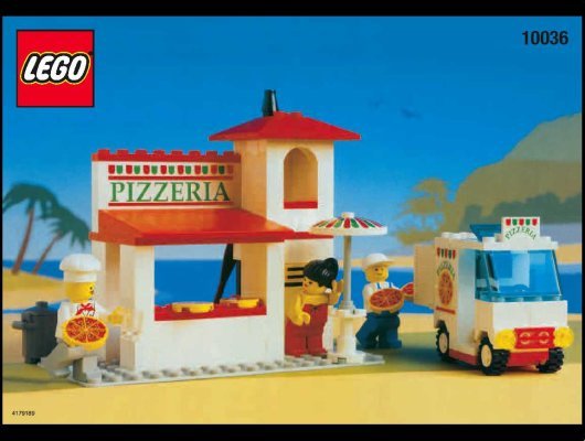 Notice / Instructions de Montage - LEGO - 10036 - PIZZA TO GO: Page 1