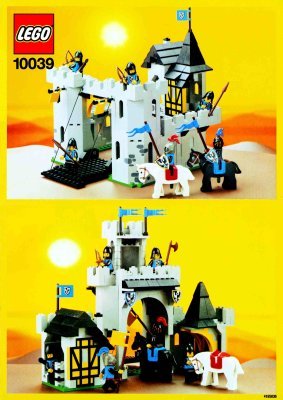 Notice / Instructions de Montage - LEGO - 10039 - Black Falcon's Fortress: Page 1