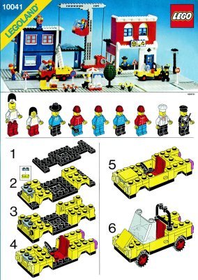 Notice / Instructions de Montage - LEGO - 10041 - Main Street: Page 1