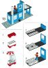 Notice / Instructions de Montage - LEGO - 10041 - Main Street: Page 12