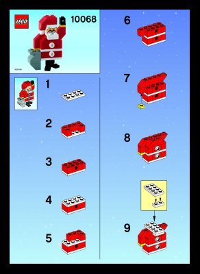 Notice / Instructions de Montage - LEGO - 10068 - Santa Claus: Page 1