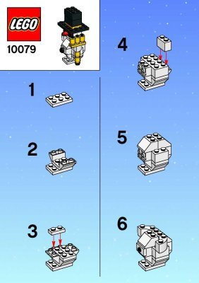 Notice / Instructions de Montage - LEGO - 10079 - Snowman: Page 1