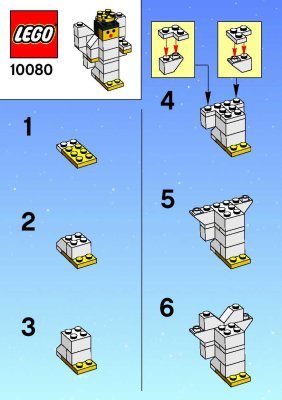 Notice / Instructions de Montage - LEGO - 10080 - Angel: Page 1