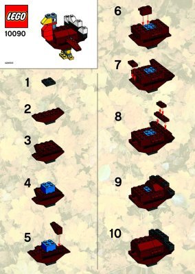 Notice / Instructions de Montage - LEGO - 10090 - Turkey: Page 1