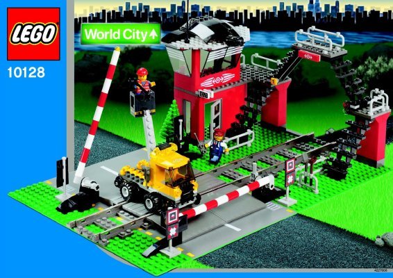 Notice / Instructions de Montage - LEGO - 10128 - Train Level Crossing: Page 1