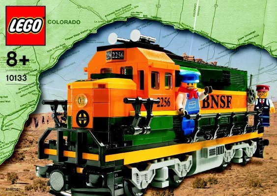 Notice / Instructions de Montage - LEGO - 10133 - Burlington Northern Santa Fe Locomotive: Page 1