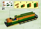 Notice / Instructions de Montage - LEGO - 10133 - Burlington Northern Santa Fe Locomotive: Page 21