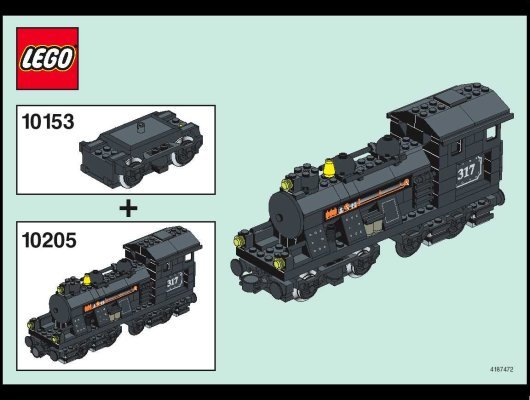 Notice / Instructions de Montage - LEGO - 10153 - 9V Train Motor: Page 1