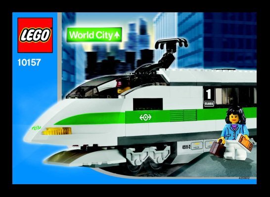 Notice / Instructions de Montage - LEGO - 10157 - High Speed Train Locomotive: Page 1