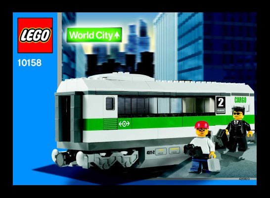 Notice / Instructions de Montage - LEGO - 10158 - High Speed Train Car: Page 1