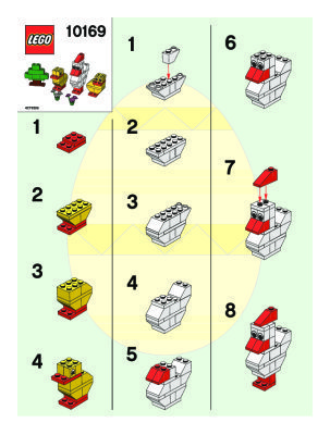 Notice / Instructions de Montage - LEGO - 10169 - Chicken & Chicks: Page 1