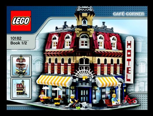 Notice / Instructions de Montage - LEGO - 10182 - Café Corner: Page 1