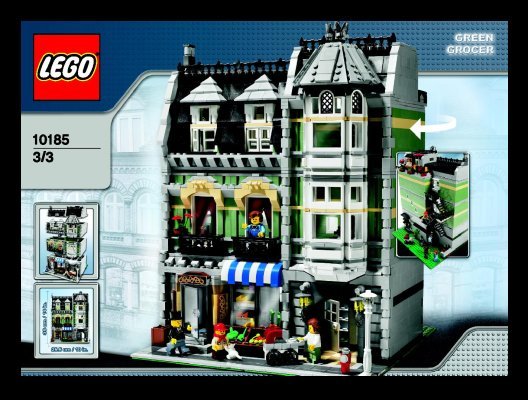 Notice / Instructions de Montage - LEGO - 10185 - Green Grocer: Page 1