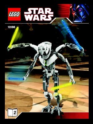 Notice / Instructions de Montage - LEGO - 10186 - General Grievous™: Page 1