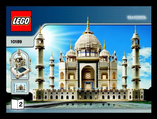 Notice / Instructions de Montage - LEGO - 10189 - Build the breathtaking Taj Mahal!: Page 1