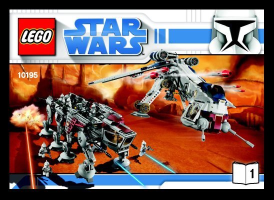 Notice / Instructions de Montage - LEGO - 10195 - Republic Dropship with AT-OT Walker™: Page 1