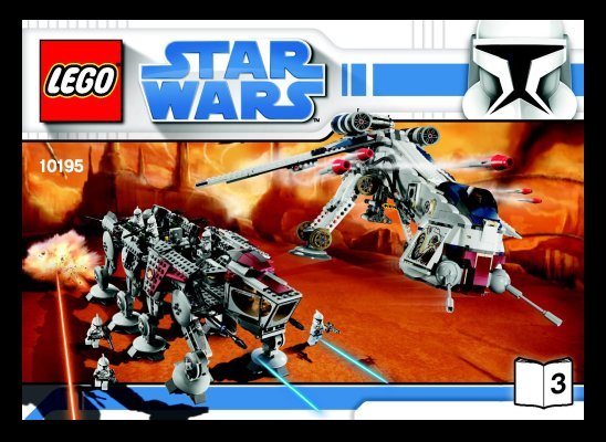 Notice / Instructions de Montage - LEGO - 10195 - Republic Dropship with AT-OT Walker™: Page 1