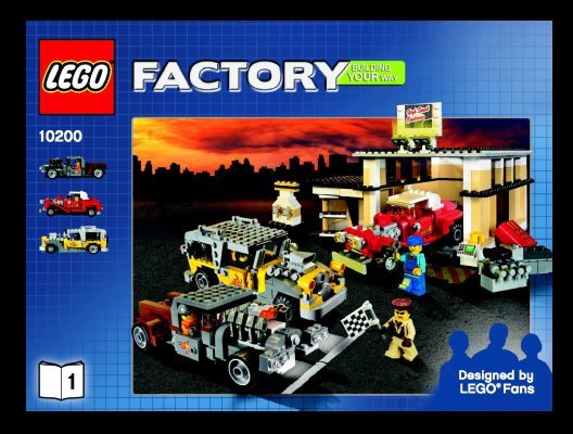 Notice / Instructions de Montage - LEGO - 10200 - Custom Car Garage: Page 1