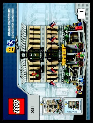 Notice / Instructions de Montage - LEGO - 10211 - Grand Emporium: Page 1