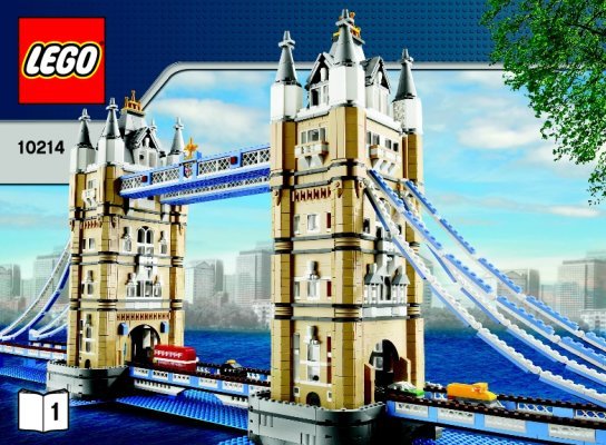 Notice / Instructions de Montage - LEGO - 10214 - Le Tower Bridge: Page 1