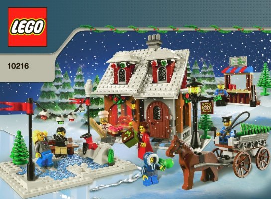 Notice / Instructions de Montage - LEGO - 10216 - Winter Village Bakery: Page 1