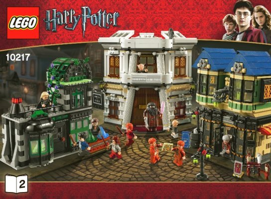 Notice / Instructions de Montage - LEGO - 10217 - Diagon Alley™: Page 1