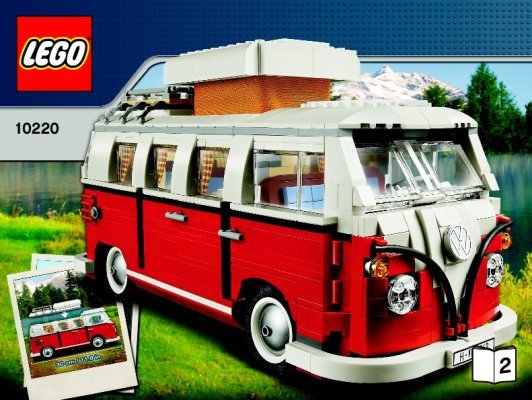 Notice / Instructions de Montage - LEGO - 10220 - Le camping-car Volkswagen T1: Page 1