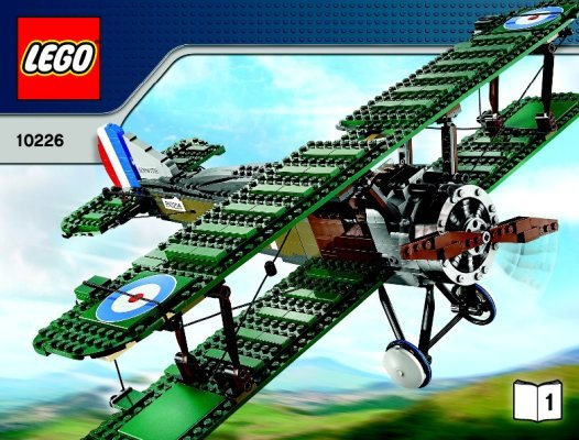 Notice / Instructions de Montage - LEGO - Creator - 10226 - Sopwith Camel: Page 1