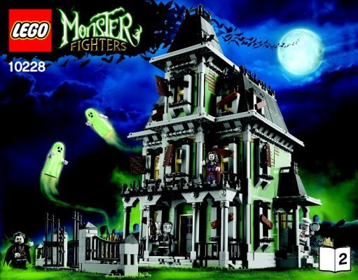 Notice / Instructions de Montage - LEGO - Monster Fighters - 10228 - La maison hantée: Page 1