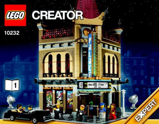 Notice / Instructions de Montage - LEGO - Creator - 10232 - Palace Cinema: Page 1