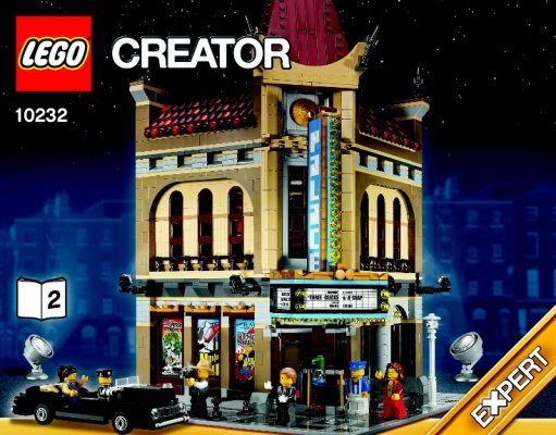 Notice / Instructions de Montage - LEGO - Creator - 10232 - Palace Cinema: Page 1