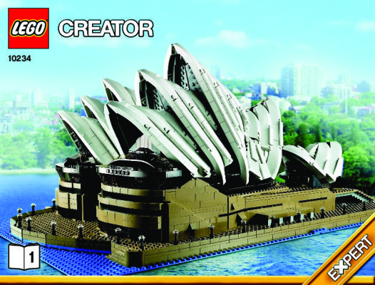 Notice / Instructions de Montage - LEGO - Creator - 10234 - L'opéra de Sydney™: Page 1