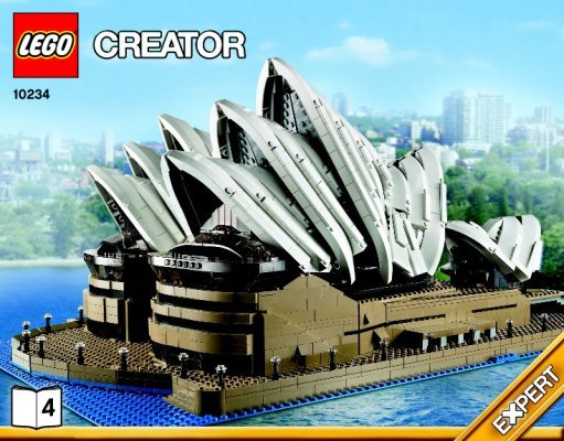 Notice / Instructions de Montage - LEGO - Creator - 10234 - L'opéra de Sydney™: Page 1