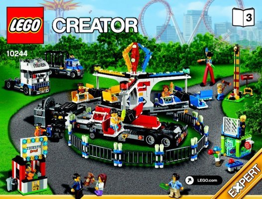 Notice / Instructions de Montage - LEGO - Creator - 10244 - La fête foraine: Page 1