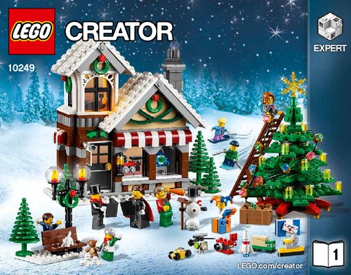 Notice / Instructions de Montage - LEGO - Creator - 10249 - Le magasin de jouets d’hiver: Page 1