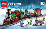 Notice / Instructions de Montage - LEGO - Creator Expert - 10254 - Le train de Noël: Page 1