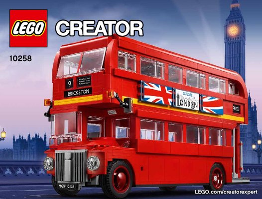 Notice / Instructions de Montage - LEGO - Creator Expert - 10258 - Le bus londonien: Page 1