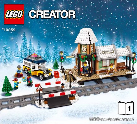 Notice / Instructions de Montage - LEGO - Creator Expert - 10259 - Le village d'hiver: Page 1