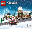 Notice / Instructions de Montage - LEGO - Creator Expert - 10259 - Le village d'hiver: Page 1