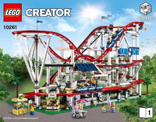 Notice / Instructions de Montage - LEGO - 10261 - Roller Coaster: Page 1