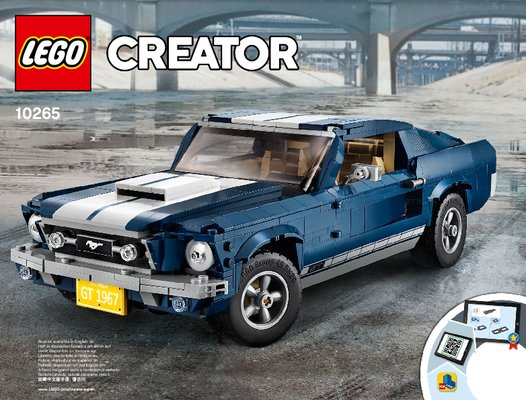 Notice / Instructions de Montage - LEGO - 10265 - Ford Mustang: Page 1