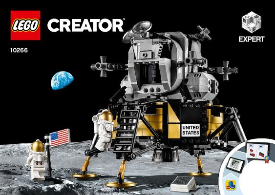 Notice / Instructions de Montage - LEGO - 10266 - NASA Apollo 11 Lunar Lander: Page 1